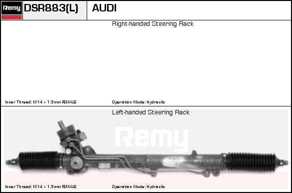 DELCO REMY Рулевой механизм DSR892L